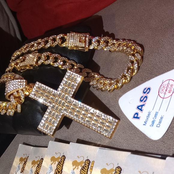 Shoes | 26 Chain Blessed Cross Australian Prototypes Real Lab Diamonds ...